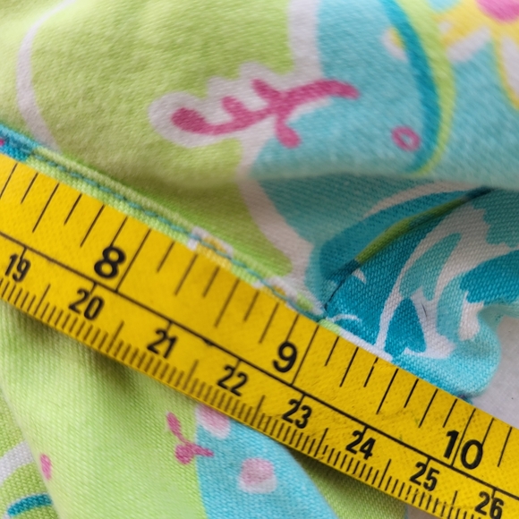 Lilly Pulitzer Cotton Stretch Peacock Capris - Picture 7 of 13